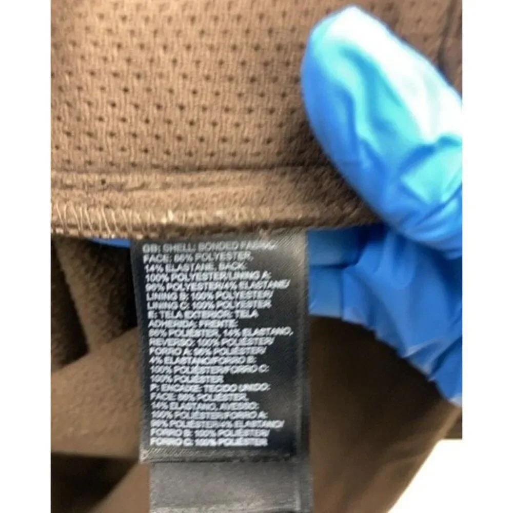 The North Face Men's Apex Bionic Softshell Full Zip Jacket Size L Brown